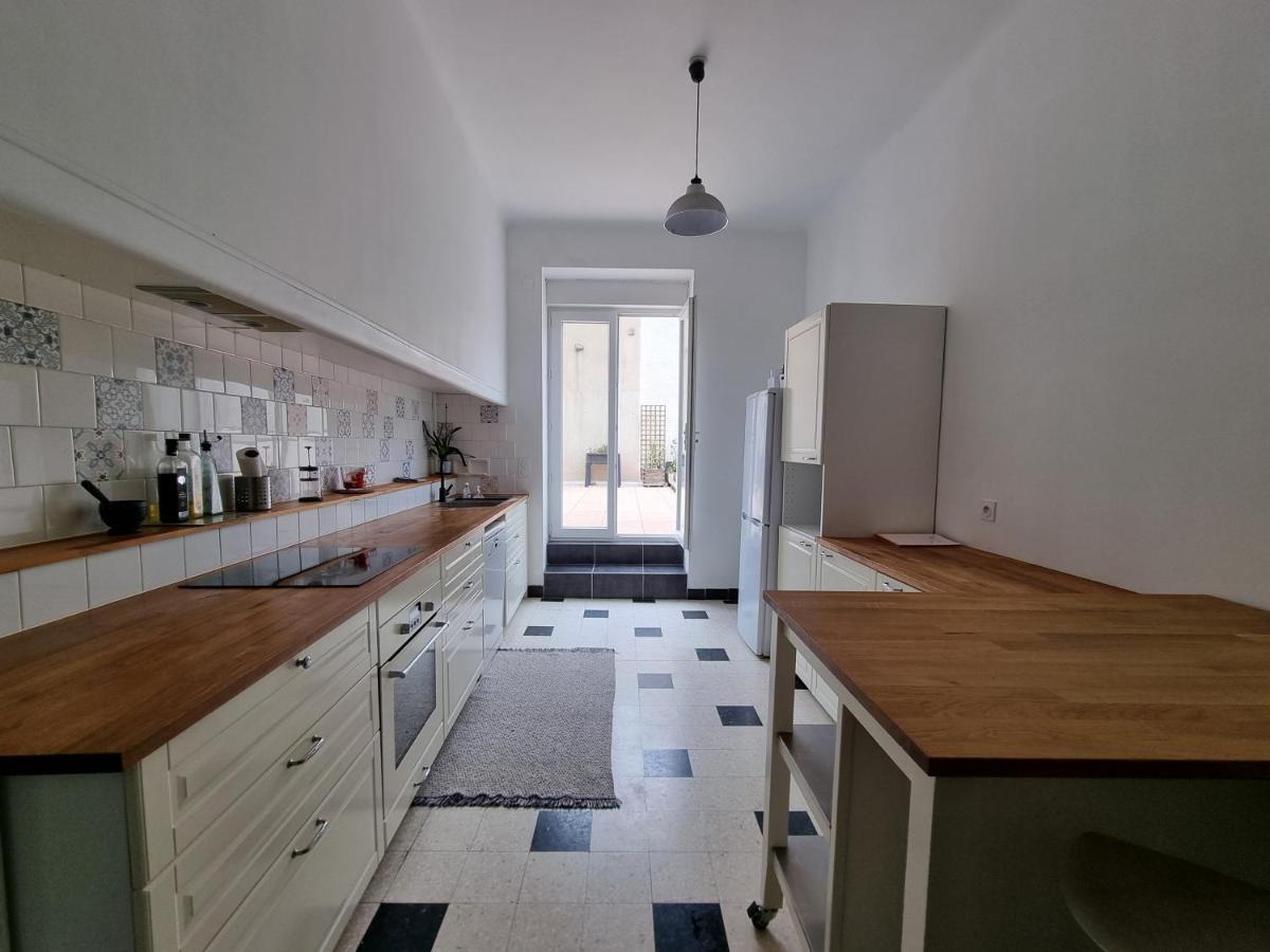T4- Terrasse 50M², Garage, Centre-Ville 나르본 외부 사진