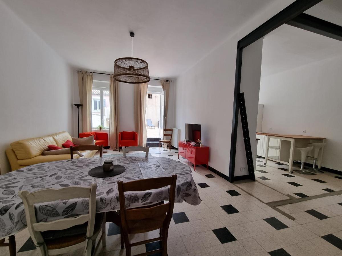 T4- Terrasse 50M², Garage, Centre-Ville 나르본 외부 사진
